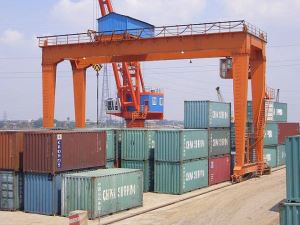 U μοντέλο κοντέινερ Gantry γερανός με Cantilever και σπάτουλα
